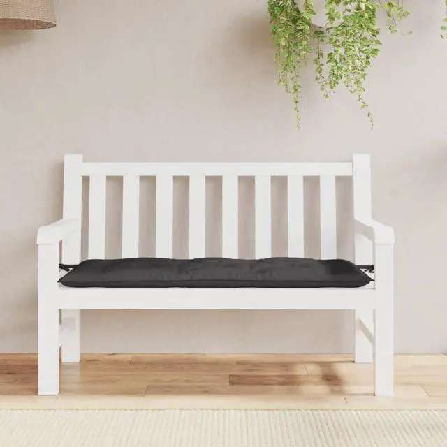 Alt view image 14 of 15 - vidaXL Bench Cushion Water Repellent Seat Cushion Anthracite Oxford Fabric