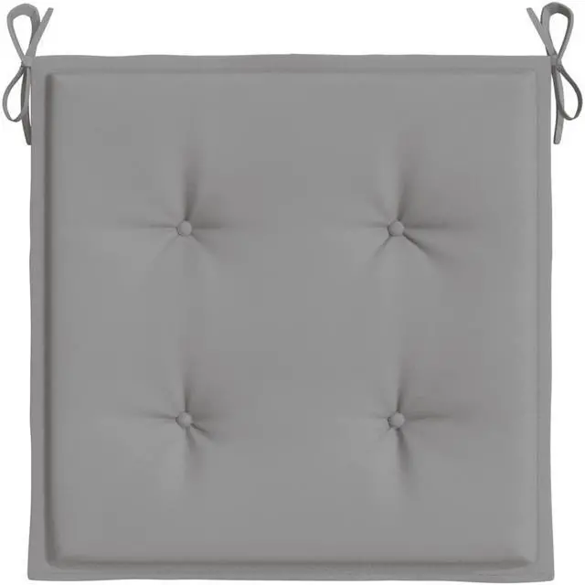Alt view image 15 of 16 - vidaXL Chair Cushion 4 Pcs Outdoor Patio Seat Cushion Pad Gray Oxford Fabric