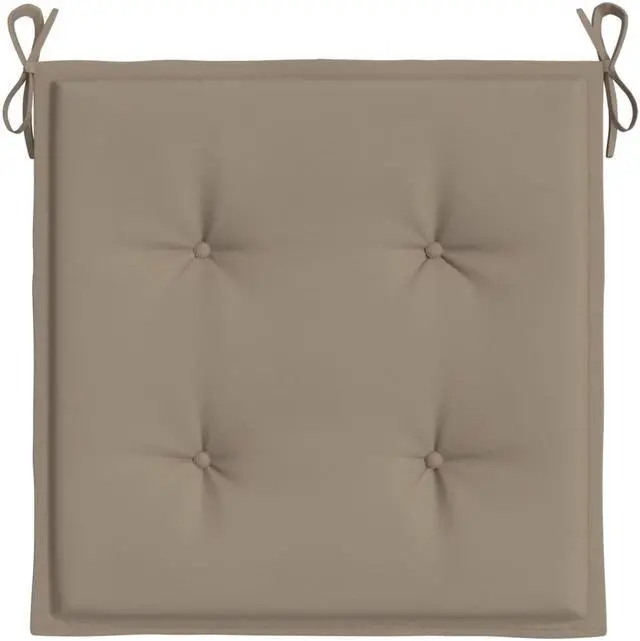 Alt view image 15 of 16 - vidaXL Garden Chair Cushions 4 pcs Taupe 50x50x4 cm Oxford Fabric