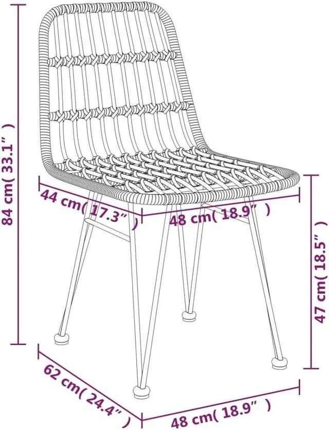Alt view image 4 of 6 - vidaXL Patio Dining Set Outdoor Furniture Conversation 5 Piece Poly Rattan