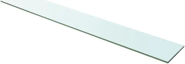 Alt view image 5 of 6 - vidaXL Shelf Panel Glass Clear 39.4"x5.9" Glass Sheet Plate Display Shelving