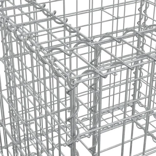 Alt view image 5 of 7 - vidaXL Garden Planter Set of 2 Anthracite Galvanized Steel Large