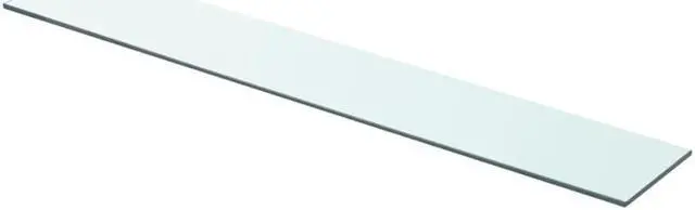 Alt view image 5 of 6 - vidaXL Shelf Panel Glass Clear 31.5"x4.7" Glass Sheet Plate Display Shelving