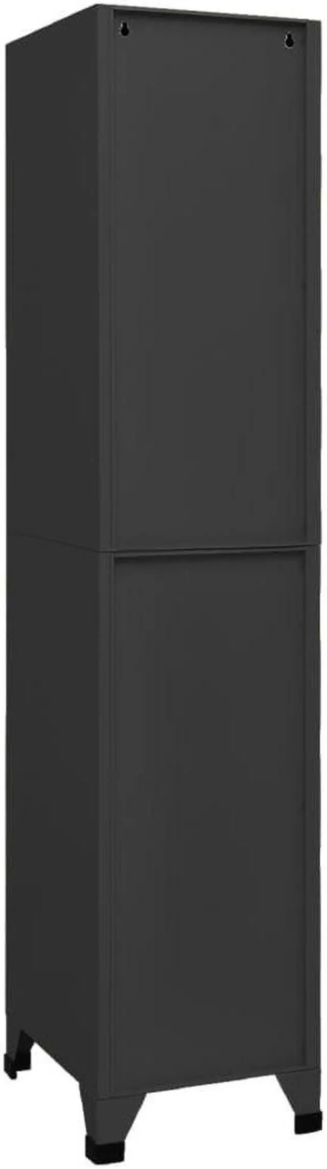 Alt view image 11 of 14 - vidaXL Locker Cabinet Anthracite 15"x17.7"x70.9" Steel