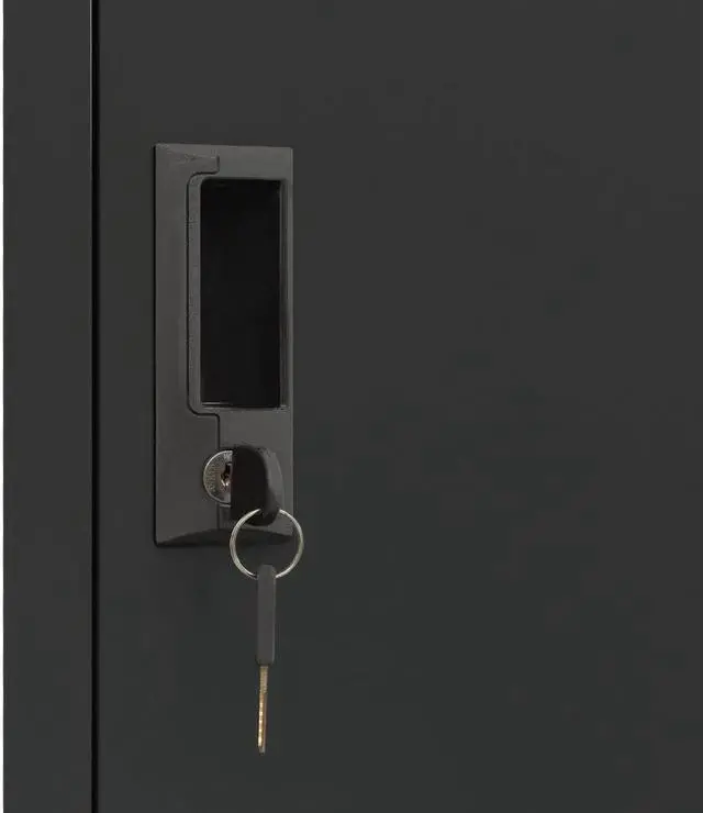 Alt view image 14 of 14 - vidaXL Locker Cabinet Anthracite 15"x17.7"x70.9" Steel
