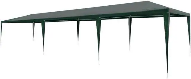 Alt view image 11 of 11 - vidaXL Party Tent Outdoor Canopy Tent Patio Gazebo Marquee Sunshade PE Green