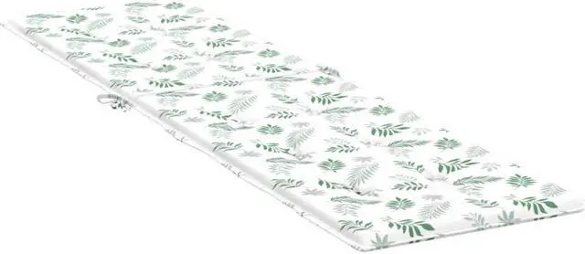 Alt view image 3 of 6 - vidaXL Outdoor Cushion Outdoor Pillow for Day Bed Leaf Pattern Oxford Fabric