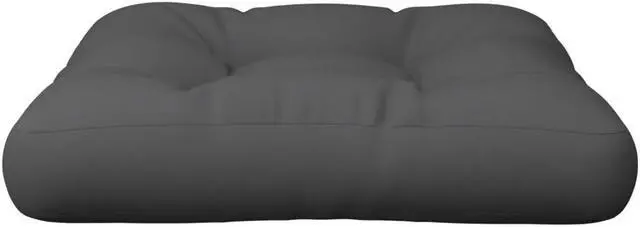 Alt view image 10 of 11 - vidaXL Chair Cushion Outdoor Patio Pallet Cushion Seat Pad Pillow Gray Fabric