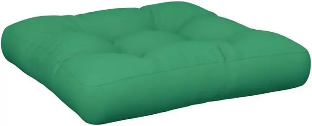 Alt view image 12 of 12 - vidaXL Chair Cushion Outdoor Patio Pallet Cushion Seat Pad Pillow Green Fabric