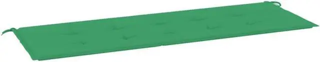 Alt view image 12 of 12 - vidaXL Bench Cushion Water Repellent Garden Seat Cushion Green Oxford Fabric