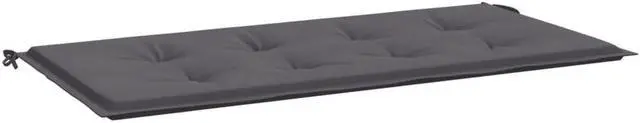 Alt view image 11 of 11 - vidaXL Garden Bench Cushion Anthracite 120x50x4 cm Oxford Fabric