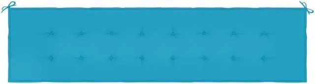 Alt view image 18 of 18 - vidaXL Bench Cushion Water Repellent Garden Seat Cushion Blue Oxford Fabric