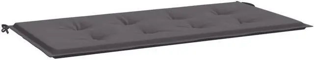 Alt view image 12 of 12 - vidaXL Garden Bench Cushion Anthracite 100x50x4 cm Oxford Fabric