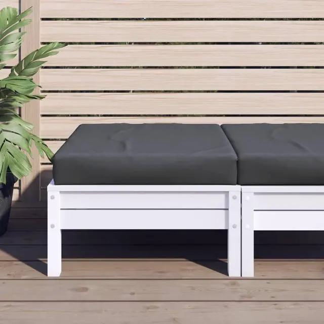 Alt view image 15 of 20 - vidaXL Chair Cushion Outdoor Pallet Cushion Seat Pad Anthracite Oxford Fabric