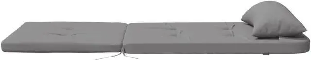 Alt view image 6 of 6 - vidaXL Adirondack Chair Cushion 2 Pcs Outdoor Seat Cushion Gray Oxford Fabric