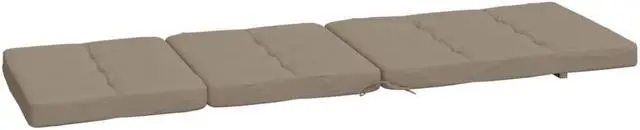 Alt view image 3 of 6 - vidaXL Outdoor Cushion 2 Pcs Lounge Pillow Patio Cushion Taupe Oxford Fabric