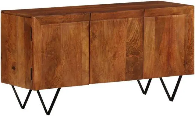 Main image of vidaXL Sideboard Storage Buffet Console Cabinet with Doors Solid Wood Mango