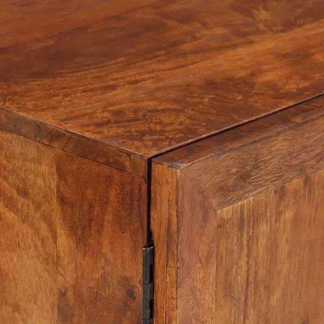 Alt view image 5 of 6 - vidaXL Sideboard Storage Buffet Console Cabinet with Doors Solid Wood Mango
