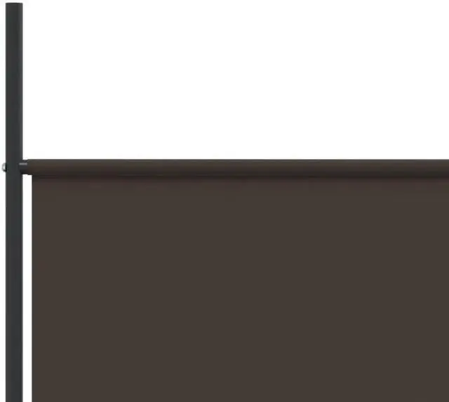 Alt view image 10 of 10 - vidaXL 4 Panel Room Divider Folding Privacy Screen Room Partition Brown Fabric