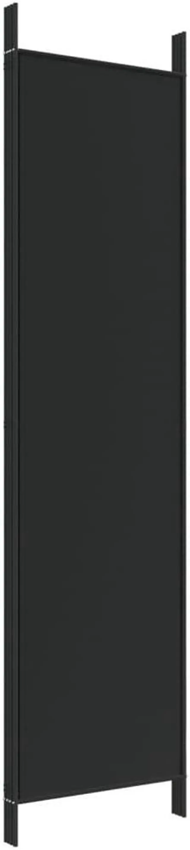 Alt view image 9 of 10 - vidaXL 4 Panel Room Divider Folding Privacy Screen Room Partition Black Fabric