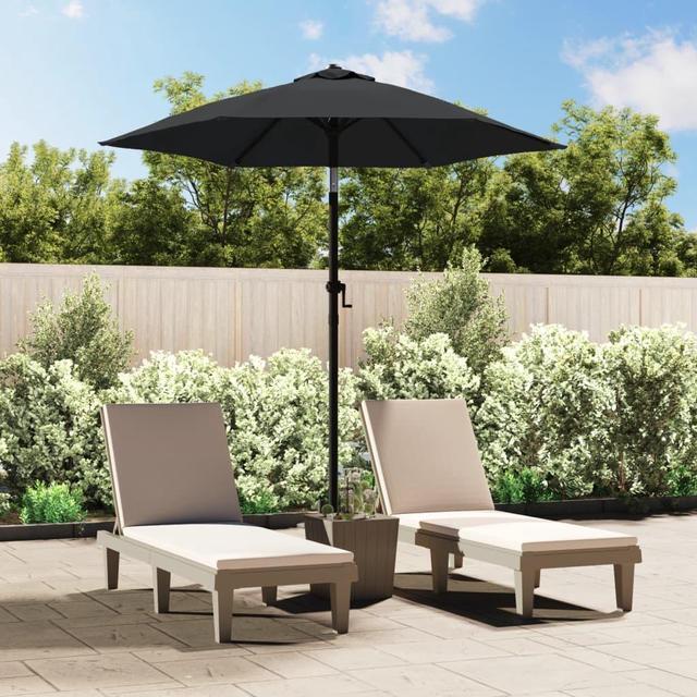 Main image of vidaXL Garden Parasol with Steel Pole 250x250 cm Anthracite