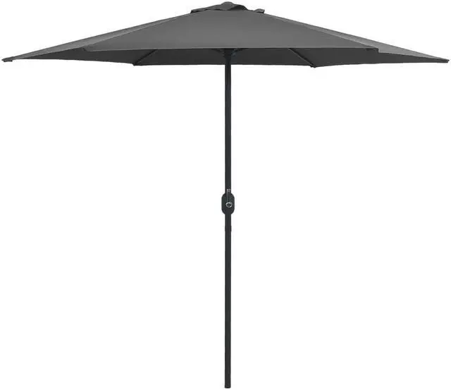 Alt view image 6 of 13 - vidaXL Garden Parasol  with Steel Pole Sand 180 cm