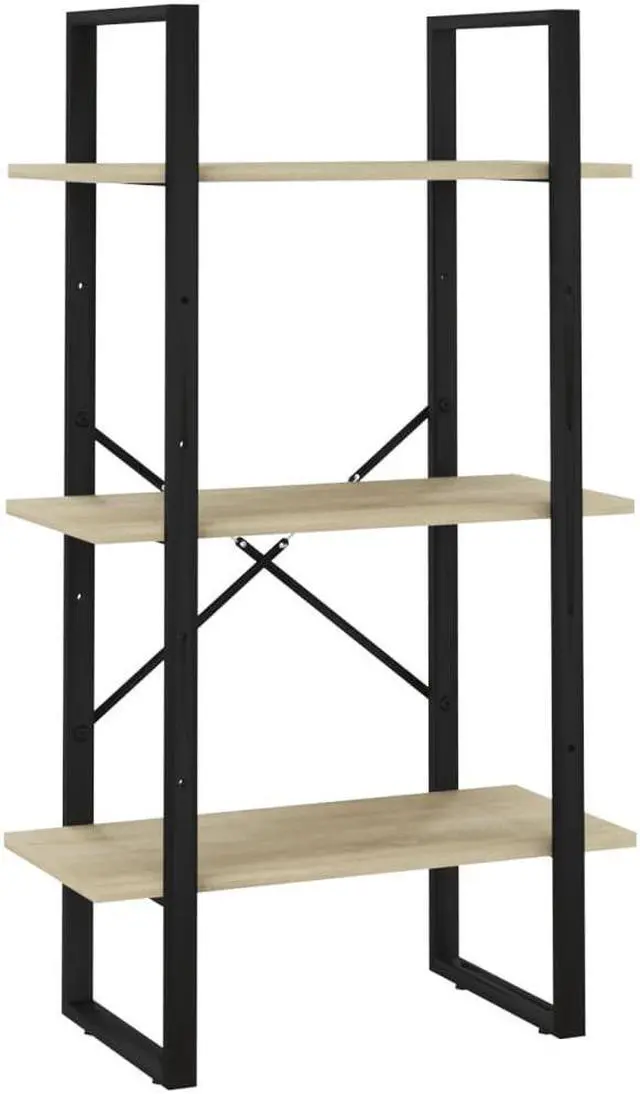 Alt view image 10 of 13 - vidaXL Storage Shelf Sonoma Oak 23.6"x11.8"x41.3" Engineered Wood