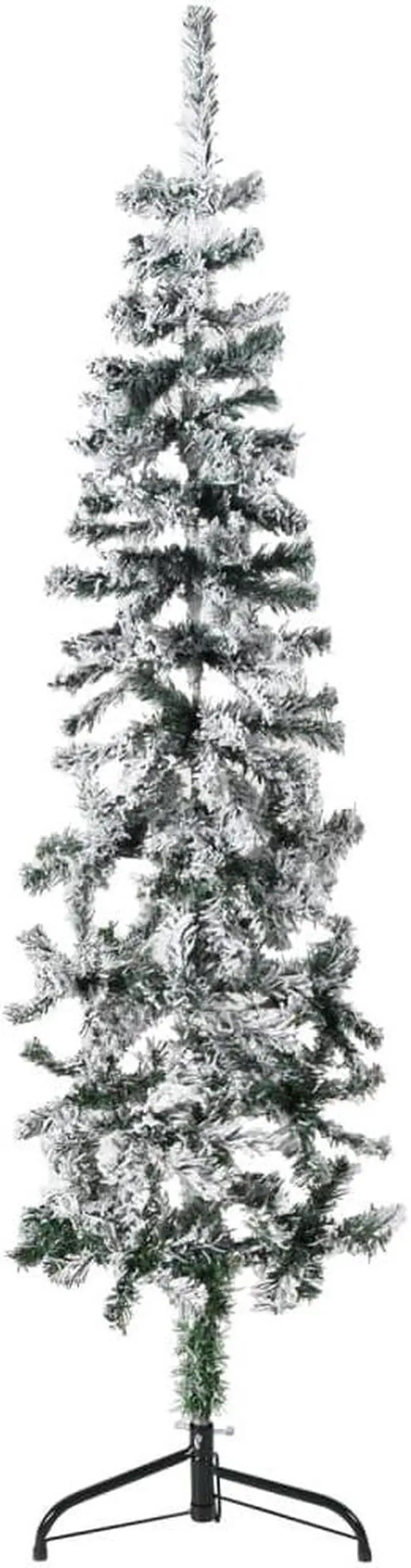 Main image of vidaXL Swirl Pre-lit Christmas Tree with Pot Xmas Tree Decoration Green PVC