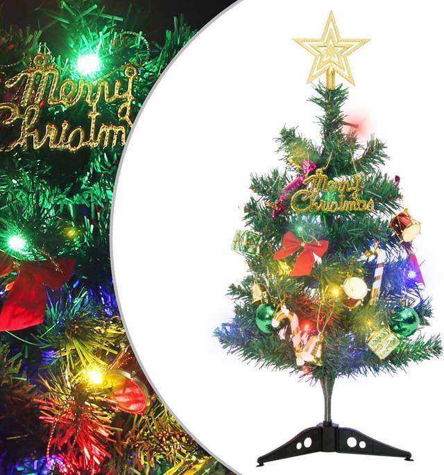 Main image of vidaXL Mini Artificial Pre-lit Christmas Tree with 30 LEDs Xmas Tree Green