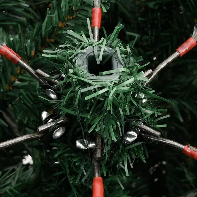 Alt view image 5 of 5 - vidaXL Christmas Tree with Flocked Snow Outdoor Artificial Hinged Christmas Tree