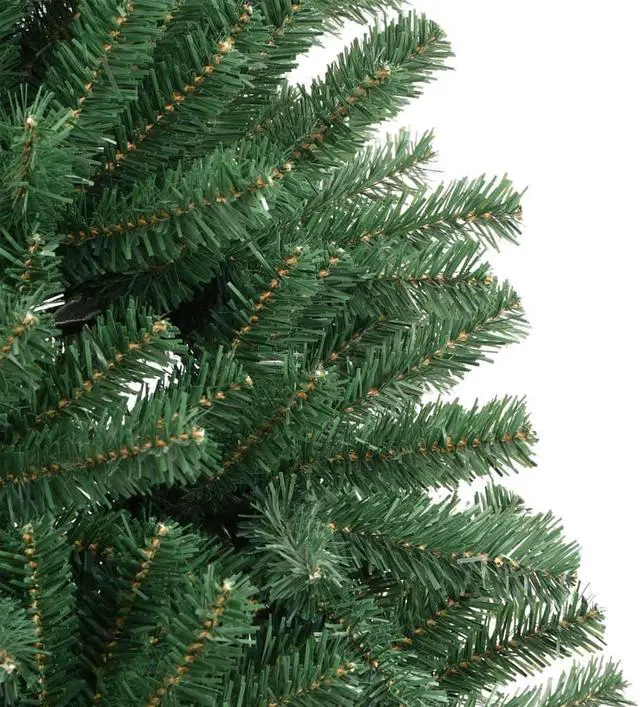Alt view image 4 of 5 - vidaXL Christmas Tree Outdoor Artificial Hinged Xmas Tree with Stand Green