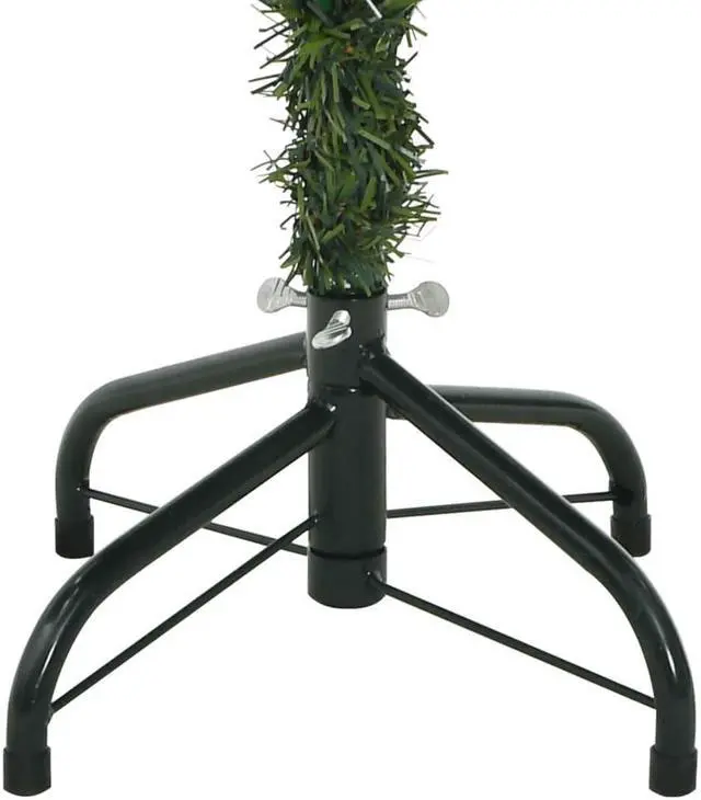 Alt view image 4 of 5 - vidaXL Christmas Tree Artificial Hinged Christmas Tree with Cones and Berries