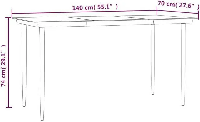 Alt view image 4 of 6 - vidaXL Patio Dining Set Bistro Set 5 Piece Gray and Black Poly Rattan and Steel