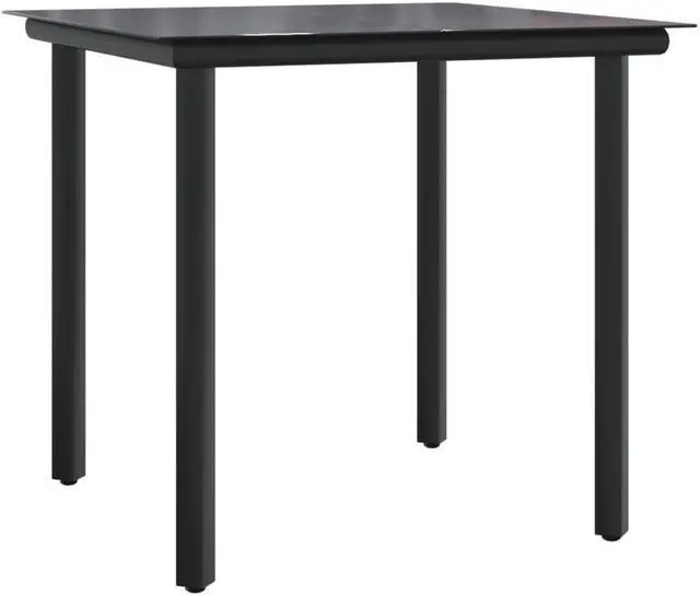 Alt view image 3 of 6 - vidaXL Patio Dining Set with Cushions Garden Furniture 5 Piece Gray Poly Rattan