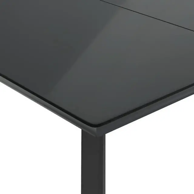 Alt view image 5 of 6 - vidaXL Patio Dining Set with Cushions Outdoor Furniture 5 Piece Gray Poly Rattan