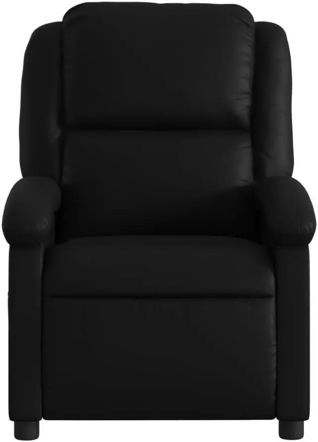 Alt view image 5 of 5 - vidaXL Massage Recliner Chair Reclining Armchair for Elderly Black Faux Leather