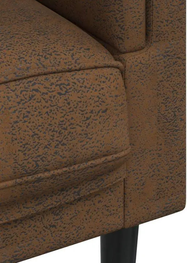 Alt view image 6 of 7 - vidaXL Sofa Chair with Cushion Armchair Living Room Brown Faux Suede Leather
