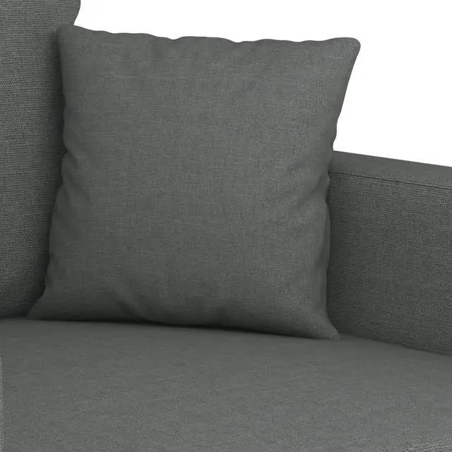 Alt view image 6 of 7 - vidaXL Sofa Chair Accent Upholstered Single Sofa Armchair Dark Gray Fabric