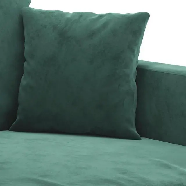 Alt view image 6 of 7 - vidaXL Sofa Chair Accent Upholstered Single Sofa Armchair Dark Green Velvet