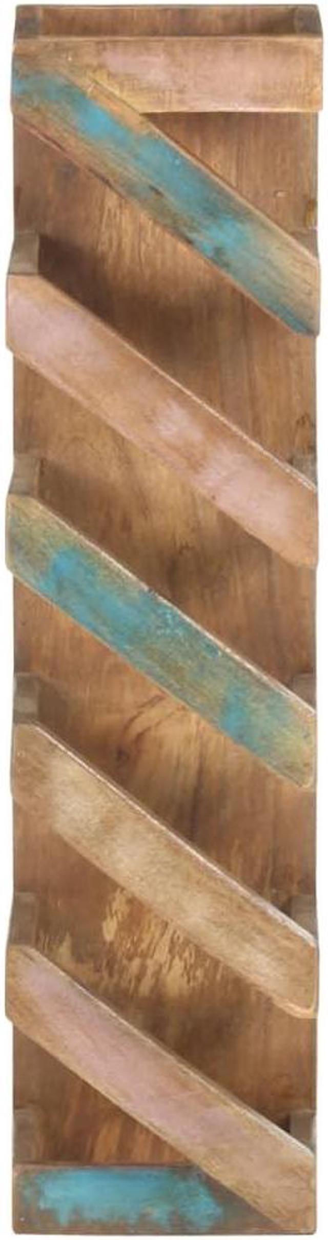 Alt view image 13 of 17 - vidaXL Wine Rack for 5 Bottles Solid Reclaimed Wood