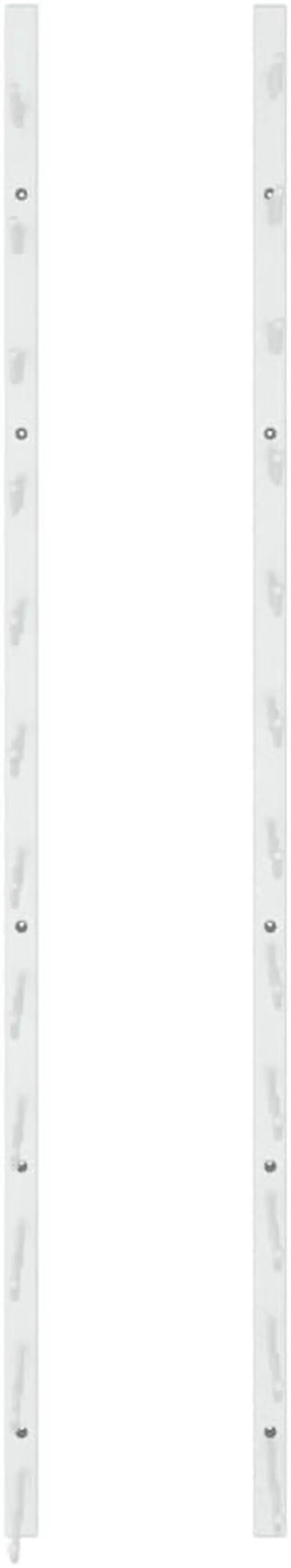 Alt view image 3 of 6 - vidaXL Wall Mounted Wine Rack for 24 Bottles Wall Wine Rack Shelf White Iron
