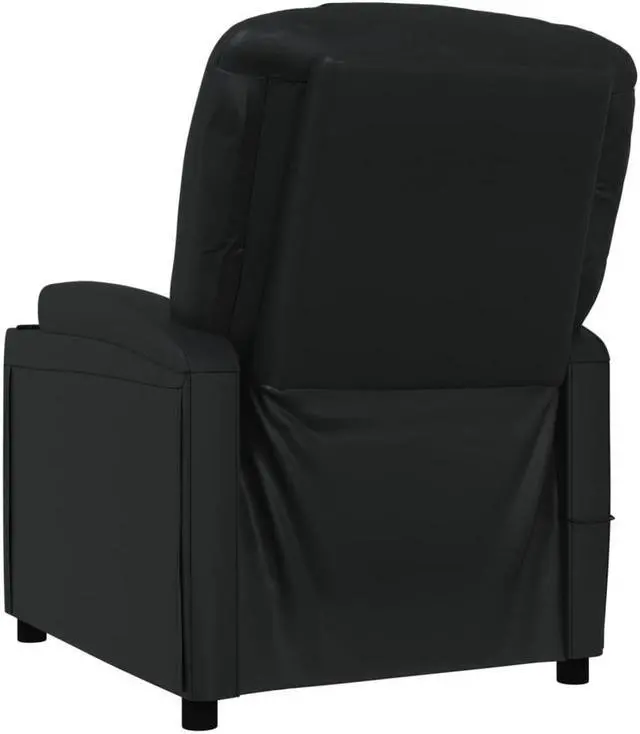 Alt view image 5 of 7 - vidaXL Massage Chair Adjustable Reclining Seating Furniture Black Faux Leather