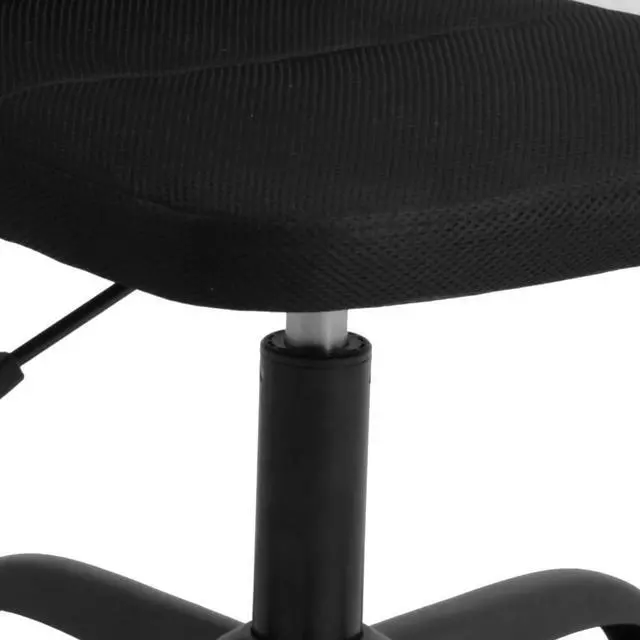 Alt view image 7 of 7 - vidaXL Office Chair Adjustable Rolling Computer Desk Chair Black Mesh Fabric