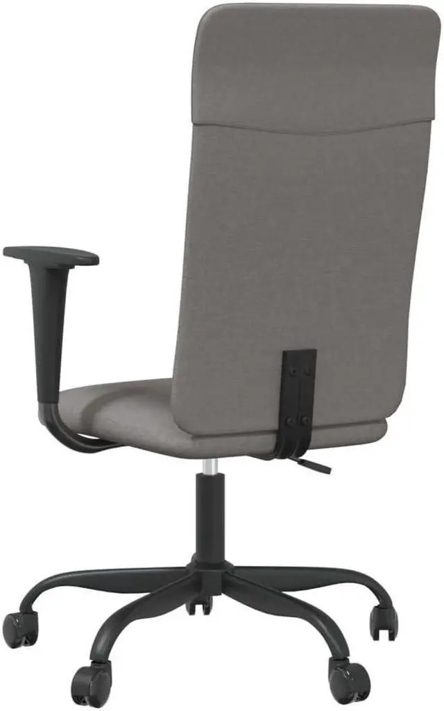 Alt view image 5 of 6 - vidaXL Office Chair Height Adjustable Computer Desk Chair Dark Gray Fabric