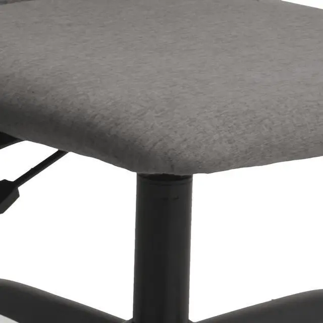Alt view image 6 of 6 - vidaXL Office Chair Height Adjustable Computer Desk Chair Dark Gray Fabric