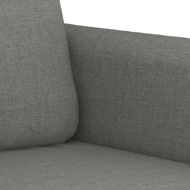 Alt view image 14 of 15 - vidaXL 2-Seater Sofa Dark Gray 55.1" Fabric