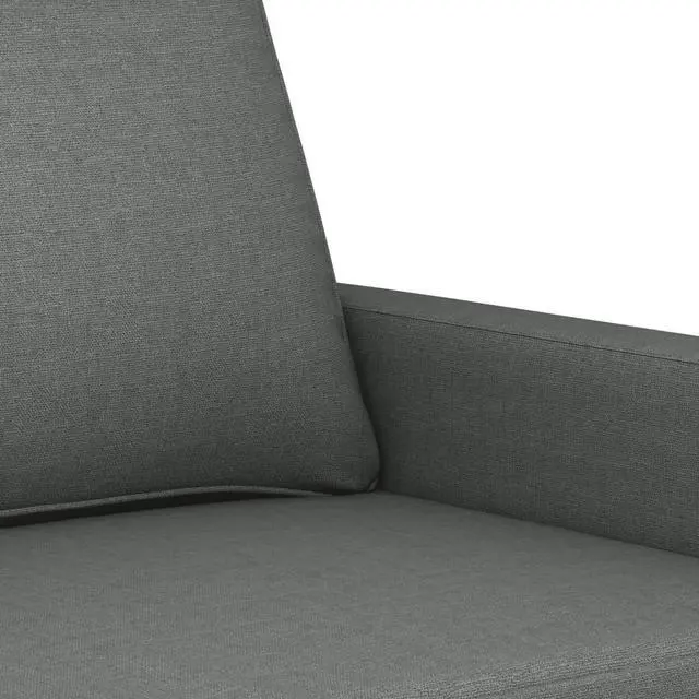 Alt view image 6 of 7 - vidaXL Sofa Chair Upholstered Accent Armchair Sofa Comfort Dark Gray Fabric