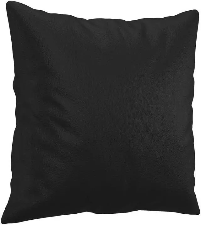 Alt view image 5 of 6 - vidaXL 2-Seater Sofa with Throw Pillows Accent Loveseat Couch Black Faux Leather