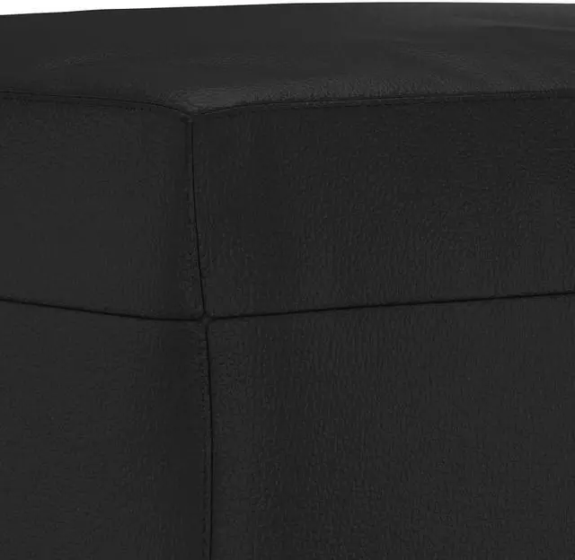 Alt view image 6 of 6 - vidaXL Sofa Set with Cushions Accent Loveseat Couch 3 Piece Black Faux Leather