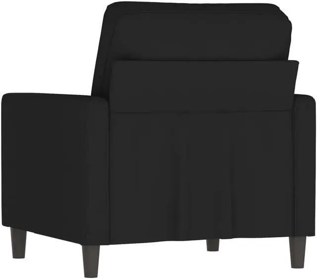 Alt view image 5 of 7 - vidaXL Sofa Chair Upholstered Single Sofa Chair for Living Room Black Velvet